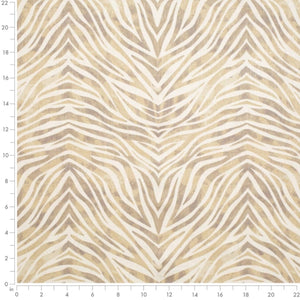 Heavy Duty Cream Mustard Taupe Animal Pattern Upholstery Fabric