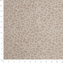 Load image into Gallery viewer, Heavy Duty Cream Taupe Abstract Animal Pattern Upholstery Fabric
