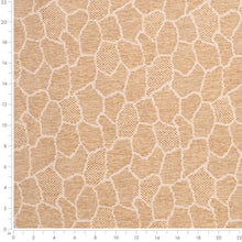 Load image into Gallery viewer, Heavy Duty Cream Mustard Gold Animal Pattern Upholstery Fabric