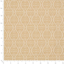 Load image into Gallery viewer, Heavy Duty Fade Resistant Mustard Gold Cream Geometric Upholstery Fabric