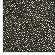 Load image into Gallery viewer, Heavy Duty Black Cream Small Dot Cheetah Animal Pattern Upholstery Fabric