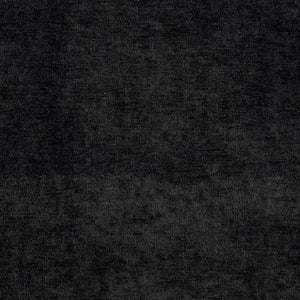 Heavy Duty Fade Resistant Onyx Black Velvet Upholstery Fabric
