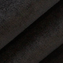 Load image into Gallery viewer, Heavy Duty Fade Resistant Onyx Black Velvet Upholstery Fabric