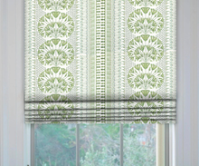 Load image into Gallery viewer, Thibaut Cairo Floral Roman Shade