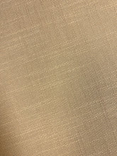 Load image into Gallery viewer, 1.5 Yard Designer Indoor Outdoor Faux Linen Taupe Neutral Upholstery Fabric WHS 4650