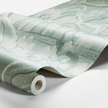 Load image into Gallery viewer, Schumacher Indigo Garden Wallpaper 3131 / Mineral