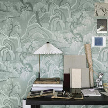Load image into Gallery viewer, Schumacher Indigo Garden Wallpaper 3131 / Mineral