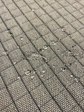 Load image into Gallery viewer, Water Stain Resistant Grey Check Performance Upholstery Fabric STA 5139