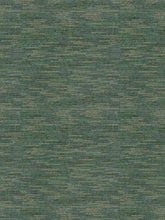 Load image into Gallery viewer, Teal Emerald Green Aqua Stripe Chenille Upholstery Fabric
