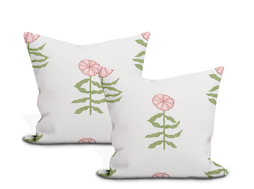 sschumacher pretty petals pillow covers