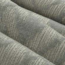 Load image into Gallery viewer, Beige Grey Geometric Abstract Ikat Chenille Upholstery Fabric FB