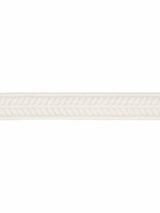 2.25" Ivory Beige Leaf Border Drapery Tape Trim