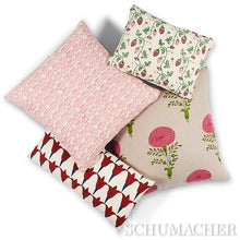 Load image into Gallery viewer, Pair of Custom Made Schumacher Tulip Hand Block Pillow Covers - Both Sides