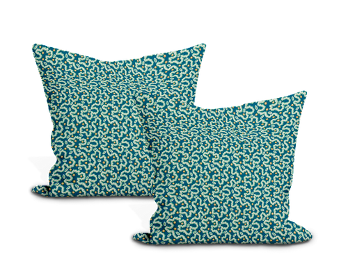 schumacher leonie vermicelli pillow cover