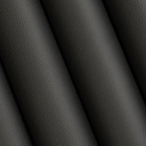 Performance Breathable Coal Black Faux Leather Upholstery Vinyl