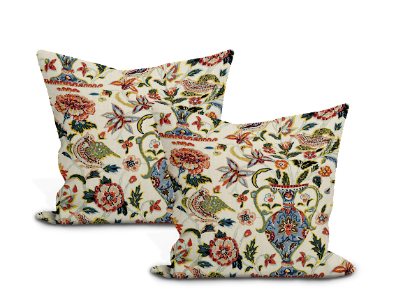 Schumacher Camberwell Vase Print Pillow Cover