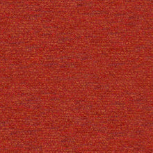 Load image into Gallery viewer, Stain Resistant Heavy Duty MCM Mid Century Modern Tweed Chenille Red Burgendy Orange Upholstery Fabric FB