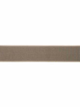 Load image into Gallery viewer, 2.5" Wide Grey Taupe Faille Drapery Tape Trim