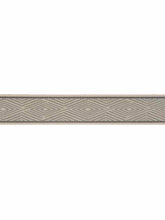 Load image into Gallery viewer, 2.25&quot; Beige Grey Geometric Drapery Tape Trim