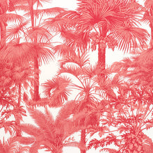 Load image into Gallery viewer, Set of Two Made to Order Thibaut Palm Botanical Side Drapery Panels