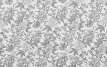 Load image into Gallery viewer, Linen Viscose Ivory Green Pink Orange Yellow Floral Chinoiserie Upholstery Drapery Fabric