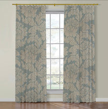 Load image into Gallery viewer, Thibaut Caserta Damask Side Drapery Panels