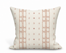 Load image into Gallery viewer, Custom Pillow Cover in Penny Morrison Indira Stripe Fabric Pink Fabric  - Both Sides