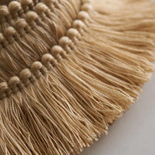 Load image into Gallery viewer, 2" Wide Beige Gold Brush Upholstery Fringe Trim