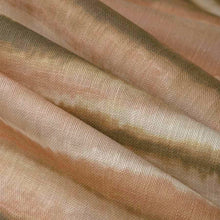 Load image into Gallery viewer, Cotton Linen Rose Mauve Cream Brown Abstract Ombre Upholstery Drapery Fabric