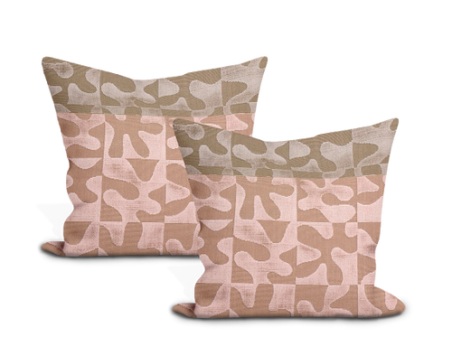 Schumacher Modern Dance Velvet Pillow Cover