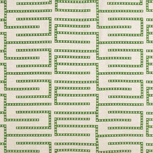 Set of Two Made to Order Thibaut Architect Embroidery Side Drapery Panels