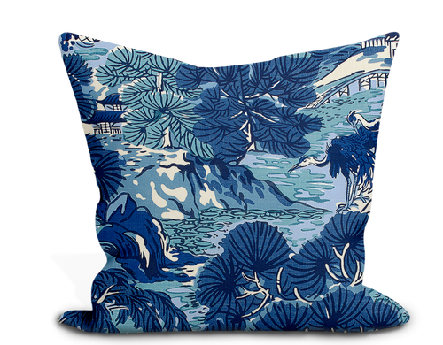 Thibaut Pagoda Trees Pillow
