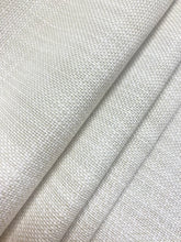 Load image into Gallery viewer, Designer Water &amp; Stain Resistant Beige Cream Faux Linen Upholstery Fabric WHS 4600