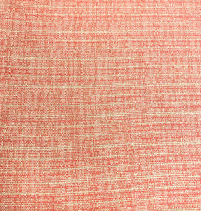 Designer Water Stain Resistant Coral Orange Taupe MCM Mid Century Modern Tweed Upholstery Fabric STA 5157
