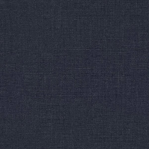 Shimmery Navy Blue Faux Linen Upholstery Drapery Fabric