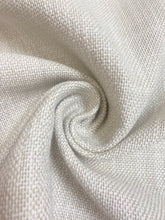 Load image into Gallery viewer, Designer Water &amp; Stain Resistant Beige Cream Faux Linen Upholstery Fabric WHS 4600