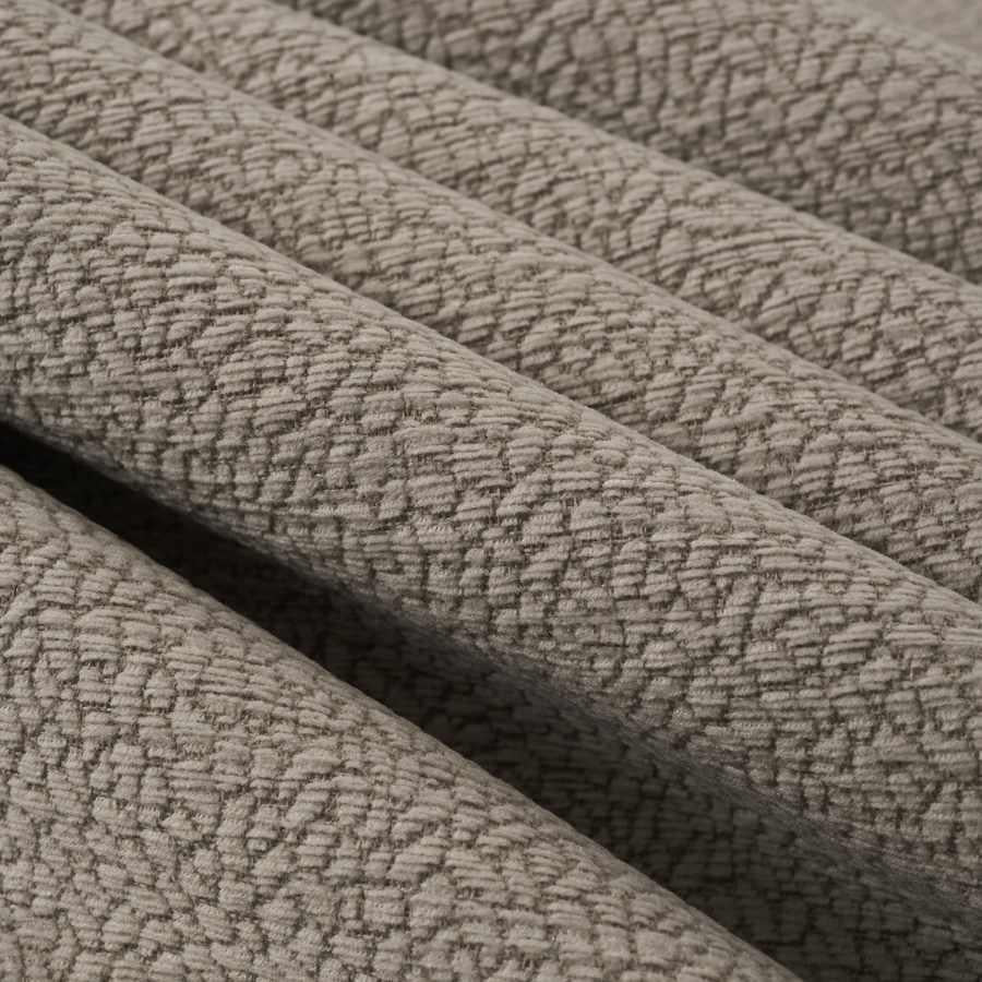 Crypton Stain Resistant Taupe Small Scale Abstract Chenille Upholstery Fabric FB