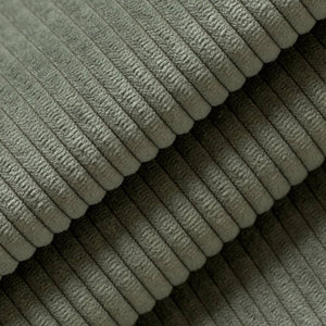 Heavy Duty Fade Resistan Olive Green Corduroy Upholstery Fabric