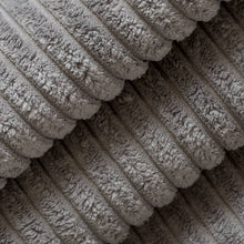 Load image into Gallery viewer, Heavy Duty Fade Resistan Flint Grey Corduroy Upholstery Fabric