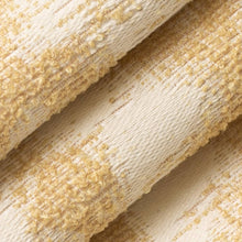 Load image into Gallery viewer, Heavy Duty Fade Resistant Cream Yellow Geometric Diamond Upholstery Fabric