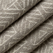 Load image into Gallery viewer, Heavy Duty Taupe Cream Ethnic Geometric Upholstery Fabric