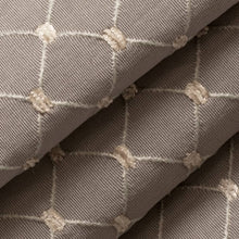 Load image into Gallery viewer, Heavy Duty Tufted Diamond Sage Grey Upholstery Drapery Fabric