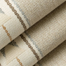 Load image into Gallery viewer, Heavy Duty Beige Cream Grey Brown Ethnic Geometric Upholstery Fabric