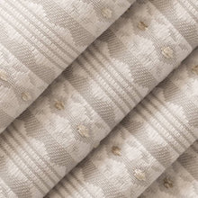 Load image into Gallery viewer, Heavy Duty Victorian Stripe Light Grey Taupe Upholstery Drapery Fabric