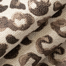 Load image into Gallery viewer, Heavy Duty Beige Brown Cheetah Animal Pattern Upholstery Fabric