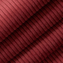 Load image into Gallery viewer, Heavy Duty Fade Resistan Cherry Rusty Red Corduroy Upholstery Fabric