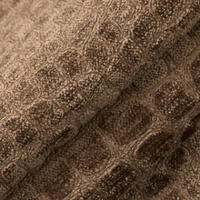 Load image into Gallery viewer, Heavy Duty Mocha Brown Alligator Reptile Chenille Animal Pattern Upholstery Fabric
