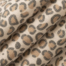 Load image into Gallery viewer, Heavy Duty Beige Mustard Grey Ocelot Cheetah Animal Pattern Upholstery Fabric