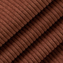 Load image into Gallery viewer, Heavy Duty Fade Resistan Rusty Brown Corduroy Upholstery Fabric