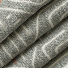 Load image into Gallery viewer, Heavy Duty Grey Coral Abstract Ethnic Geometric Upholstery Fabric